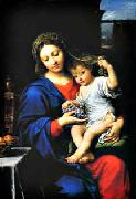 Pierre Mignard Madonna of the Grapes painting